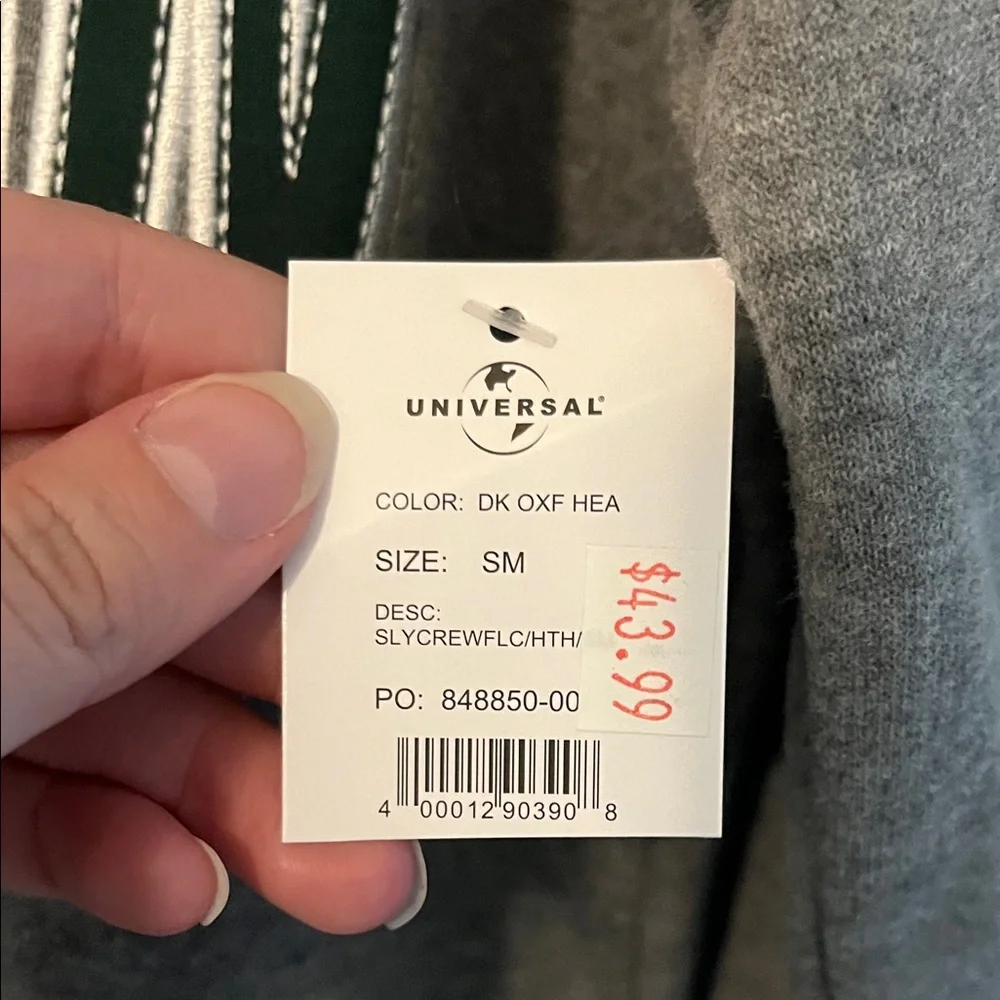 Slytherin Gray Crewneck Sweatshirt - Picture 4 of 5
